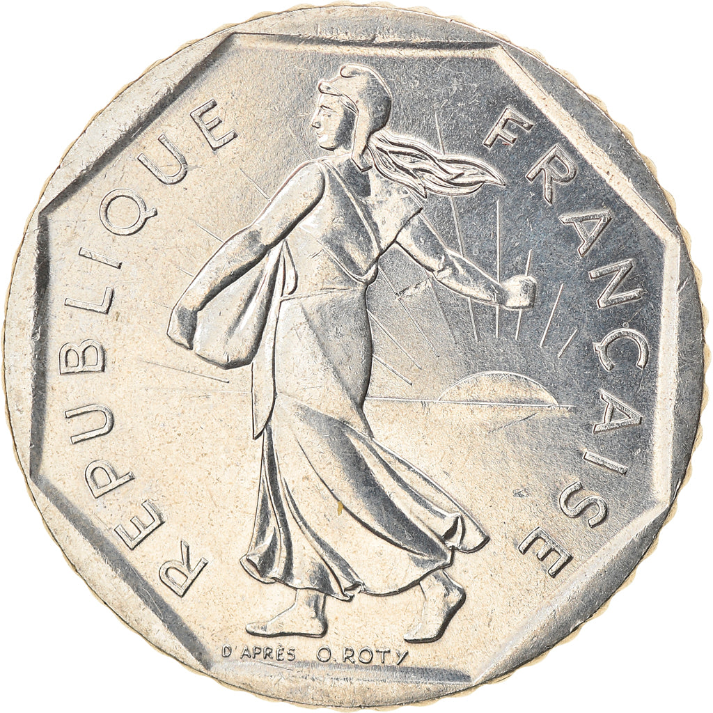 Moneta, Francia, Semeuse, 2 Francs, 1989, Paris, SPL, Nichel, KM:942.1