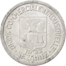 France, 5 Centimes, 1922, EF(40-45), Aluminium, Elie #10.1, 0.89