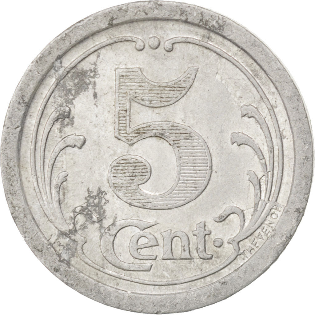 France, 5 Centimes, 1922, EF(40-45), Aluminium, Elie #10.1, 0.89