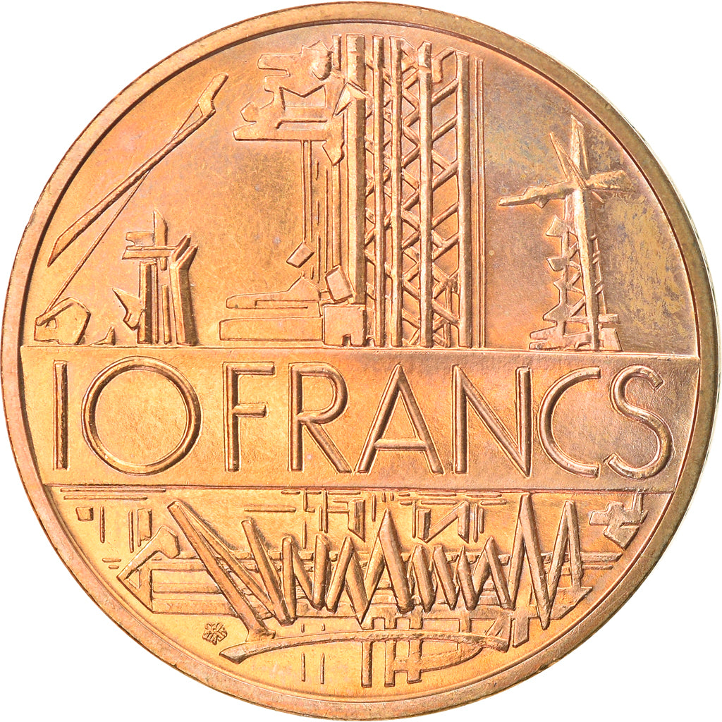 Moneta, Francia, Mathieu, 10 Francs, 1982, Paris, SPL+, Nichel-ottone, KM:940