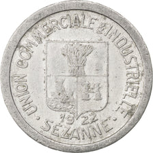 France, 10 Centimes, 1922, EF(40-45), Aluminium, Elie #10.2, 1.13