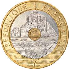 Moneda, Francia, 20 Francs, 1992, Paris, 4 series of streaks, SC, Bimetálico
