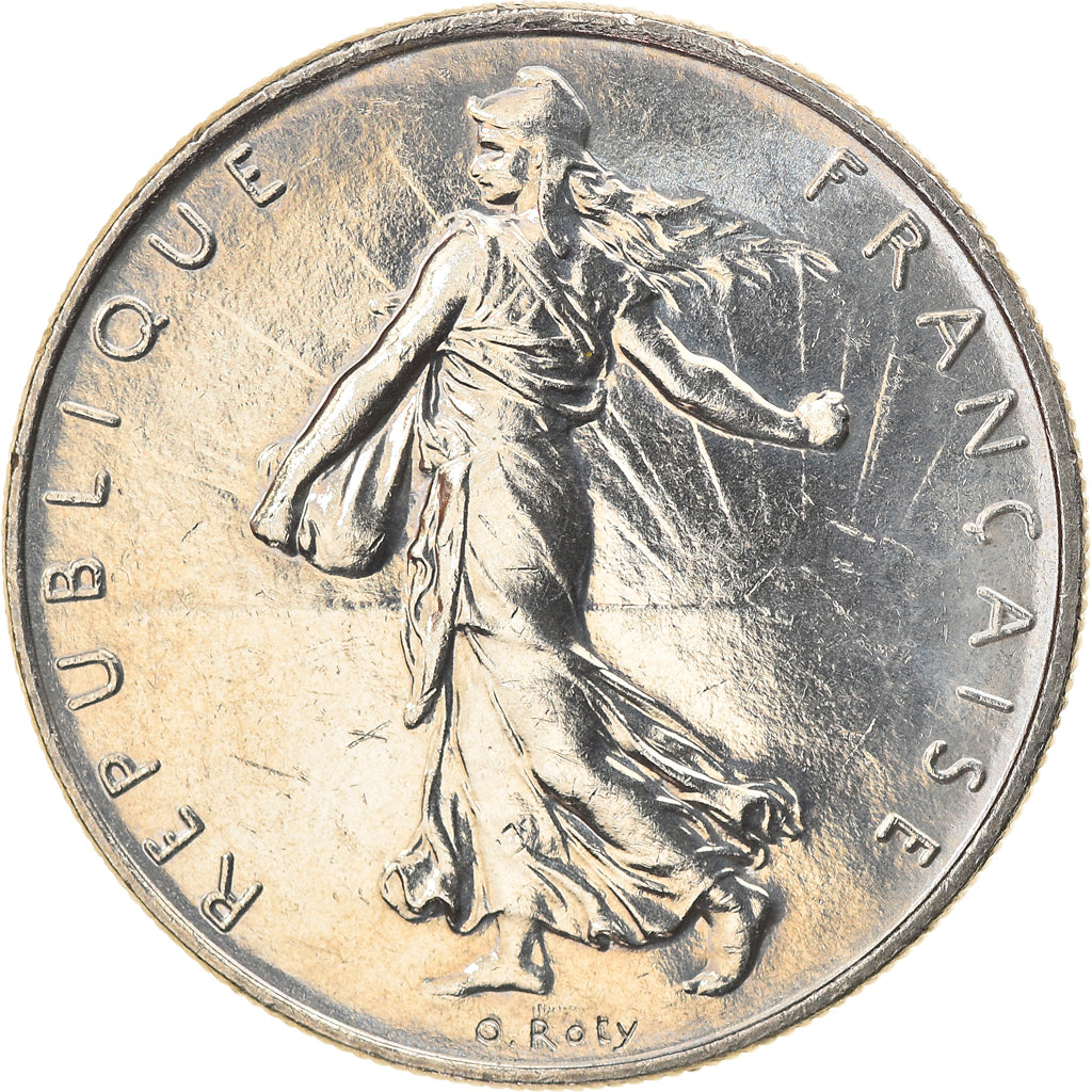 Münze, Frankreich, Semeuse, Franc, 1993, Paris, UNZ+, Nickel, KM:925.2