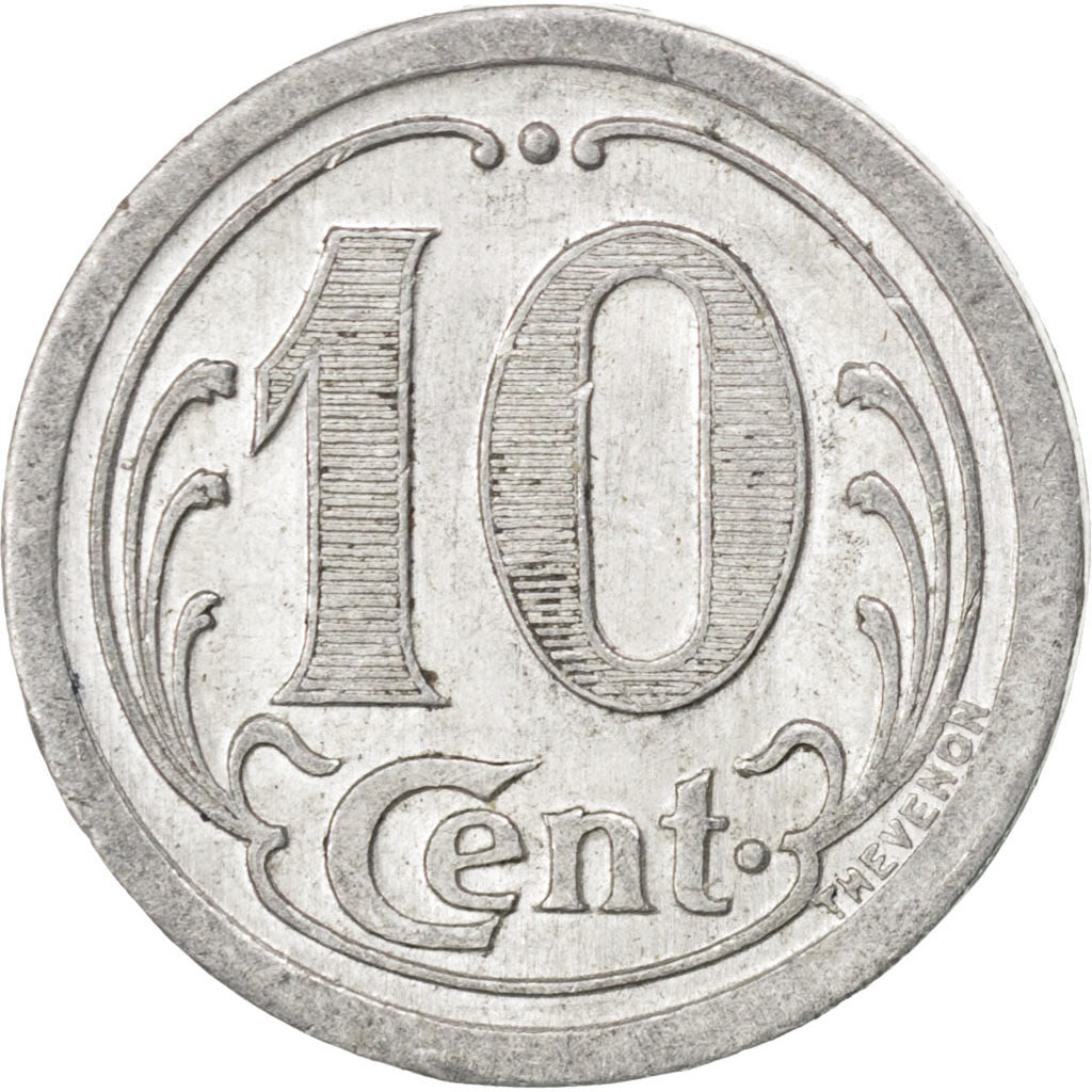 France, 10 Centimes, 1922, AU(50-53), Aluminium, Elie #10.2, 1.13