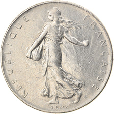Moneta, Francia, Semeuse, Franc, 1984, Paris, BB, Nichel, KM:925.1, Gadoury:474