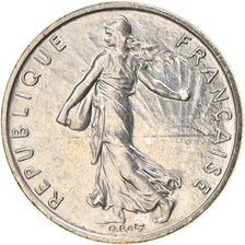 Moeda, França, Semeuse, 1/2 Franc, 1990, Paris, MS(64), Níquel, KM:931.1