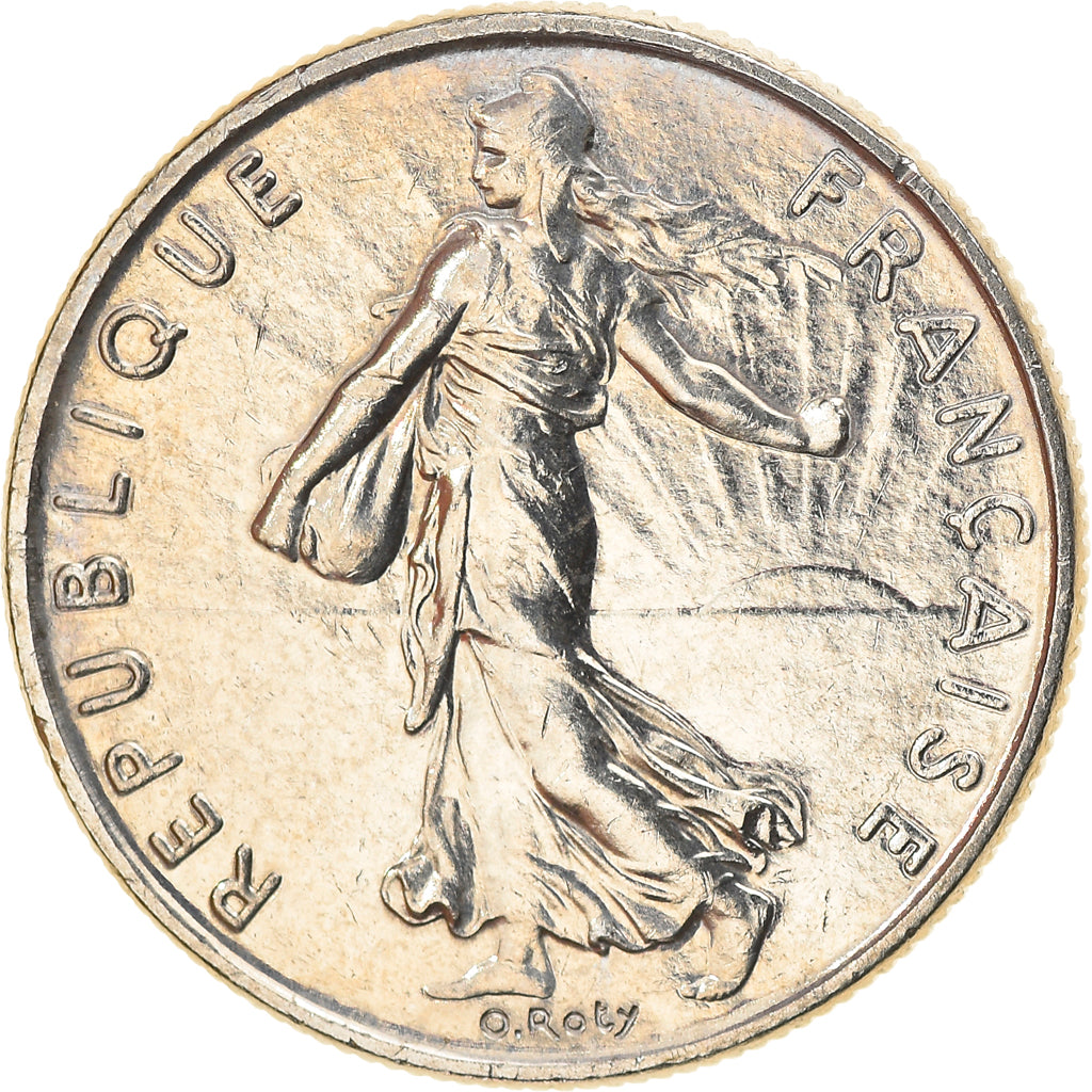 Münze, Frankreich, Semeuse, 1/2 Franc, 1989, Paris, UNZ+, Nickel, KM:931.1