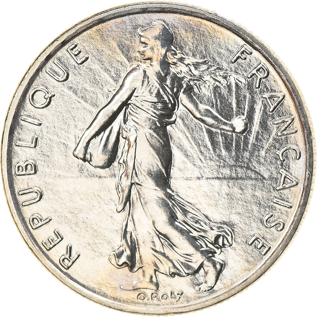 Münze, Frankreich, Semeuse, 1/2 Franc, 1982, Paris, FDC, UNZ+, Nickel, KM:931.1