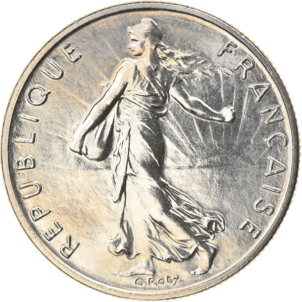 Moneta, Francia, Semeuse, 1/2 Franc, 1980, Paris, SPL+, Nichel, KM:931.1