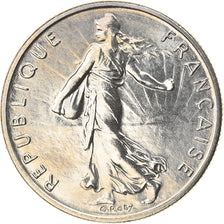 Moneta, Francia, Semeuse, 1/2 Franc, 1980, Paris, SPL+, Nichel, KM:931.1