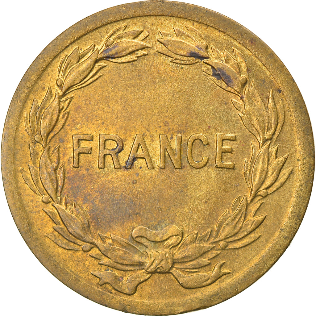 Moneta, Francia, France Libre, 2 Francs, 1944, Philadelphia, BB+, Ottone