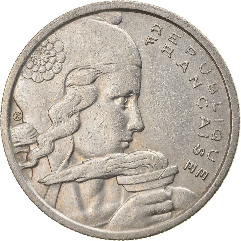 Moneta, Francia, Cochet, 100 Francs, 1958, Paris, Chouette, BB, Rame-nichel