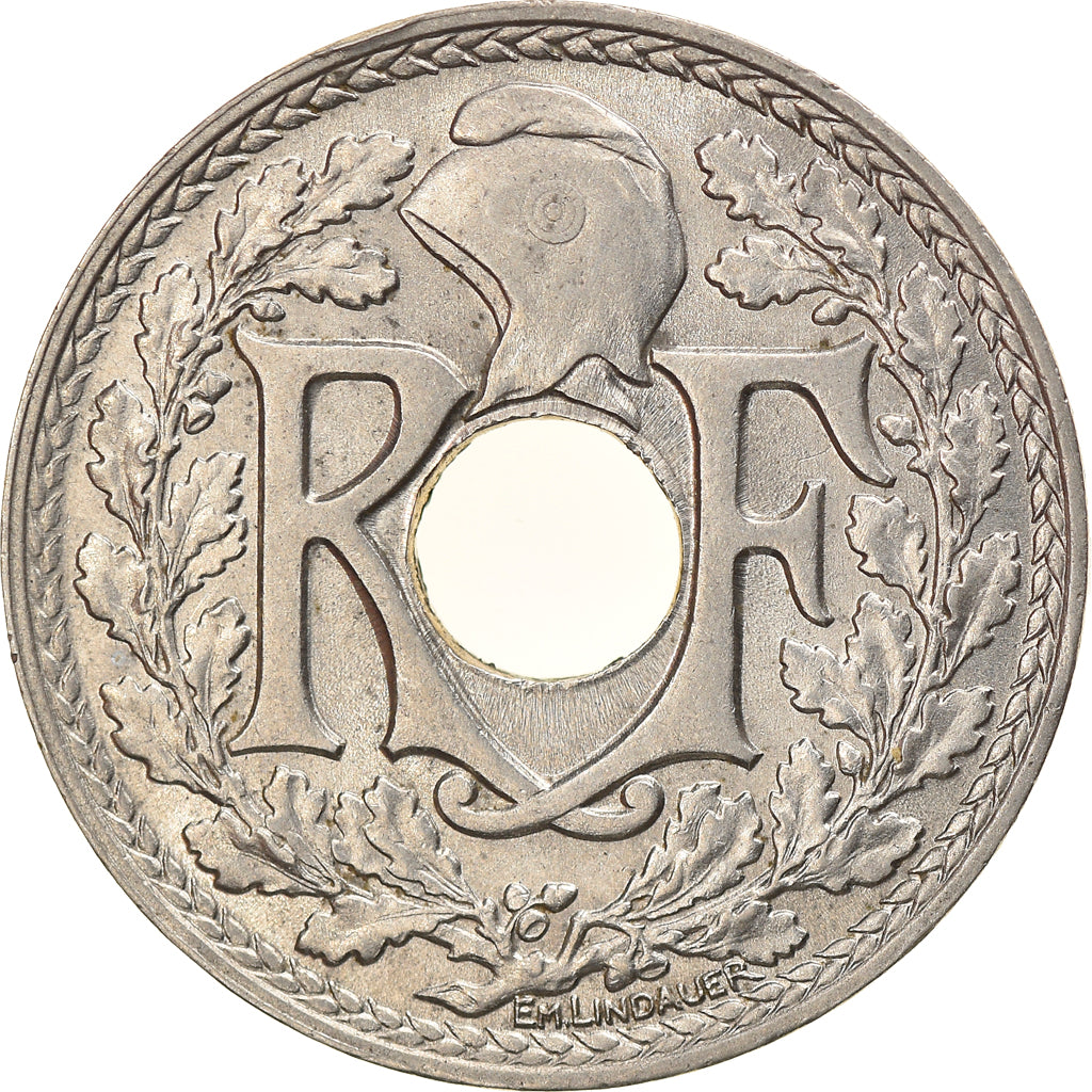 Münze, Frankreich, Lindauer, 25 Centimes, 1916, VZ, Nickel, KM:867, Gadoury:379
