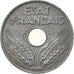 Münze, Frankreich, État français, 20 Centimes, 1944, Paris, S+, Iron