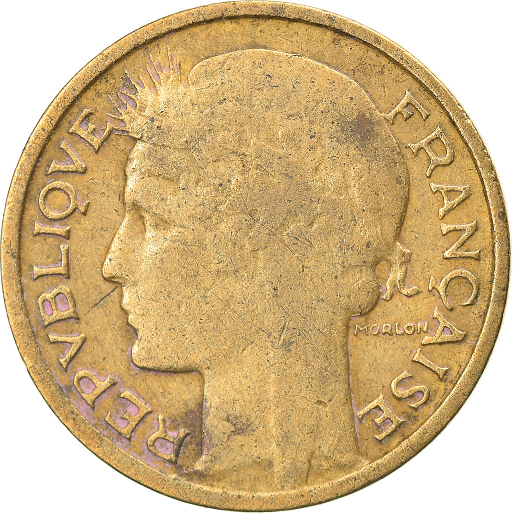 Moneta, Francia, Morlon, 50 Centimes, 1947, Paris, MB, Alluminio-bronzo