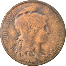 Moneda, Francia, Dupuis, 5 Centimes, 1905, Paris, BC+, Bronce, KM:842
