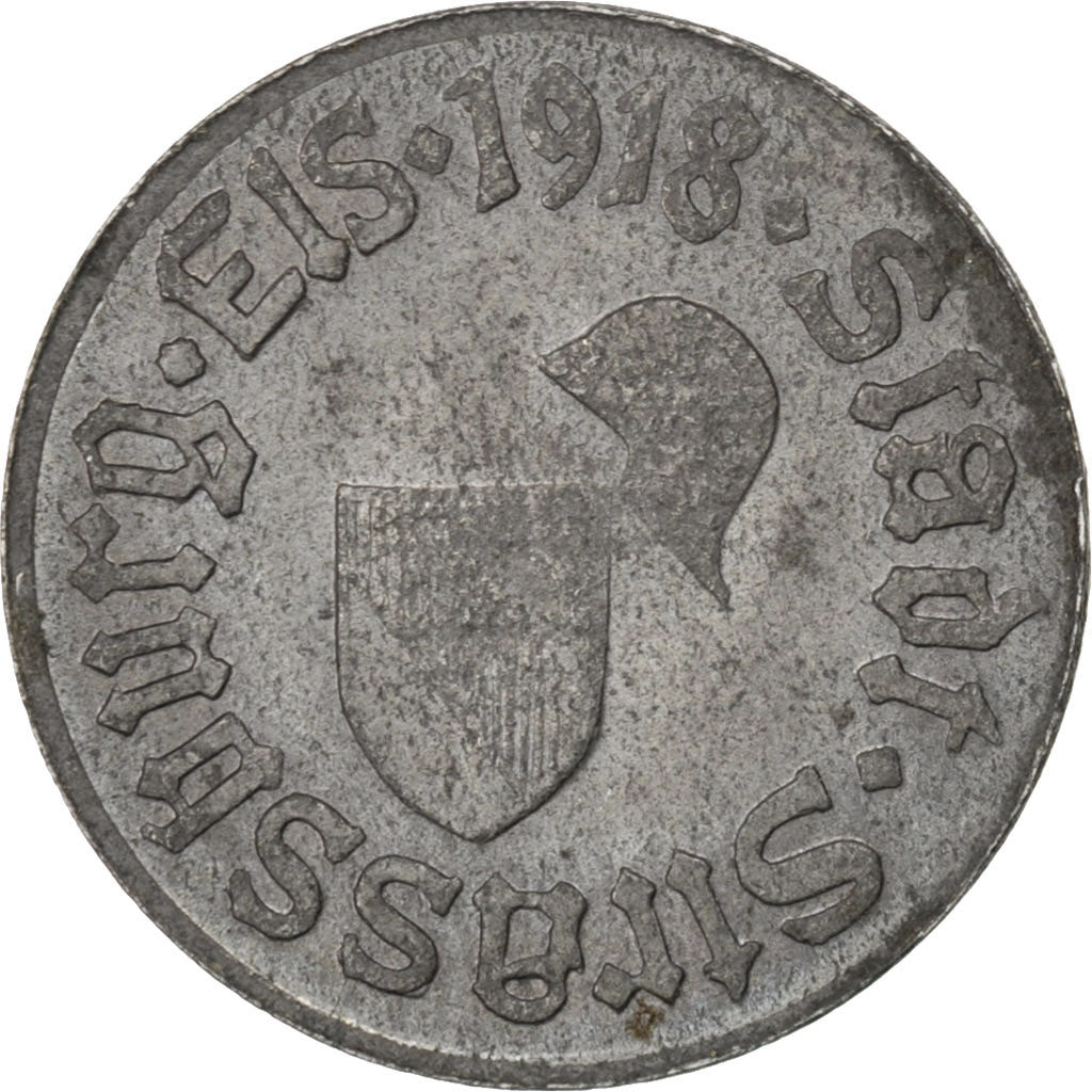 Strasbourg, Stadt, 5 Pfennig 1918, Elie 10.1
