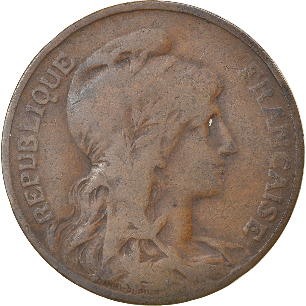 Munten, Frankrijk, Dupuis, 10 Centimes, 1905, Paris, ZG+, Bronze, KM:843