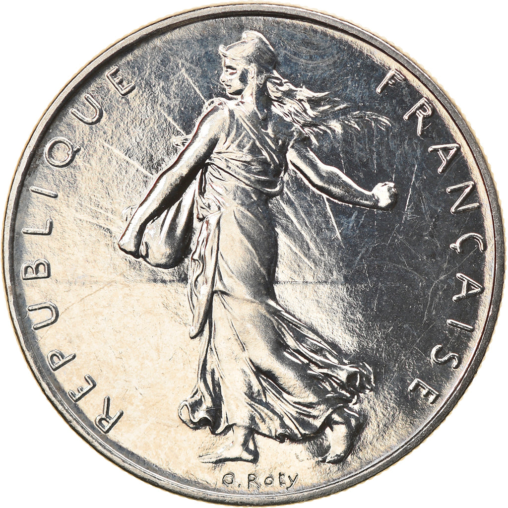 Moneta, Francia, Semeuse, Franc, 1993, Paris, Medal alignment, SPL+, Nichel