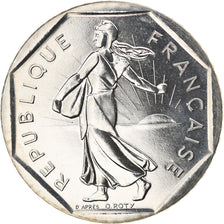 Moneta, Francia, Semeuse, 2 Francs, 1993, Medal alignment, SPL+, Nichel