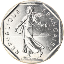 Münze, Frankreich, Semeuse, 2 Francs, 1992, Paris, Medal alignment, UNZ+