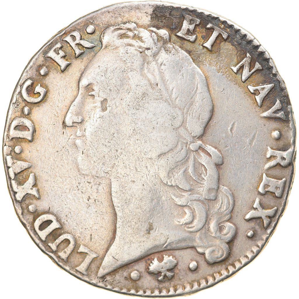 Münze, Frankreich, Louis XV, Écu au bandeau, Ecu, 1765, Bayonne, S+, Silber
