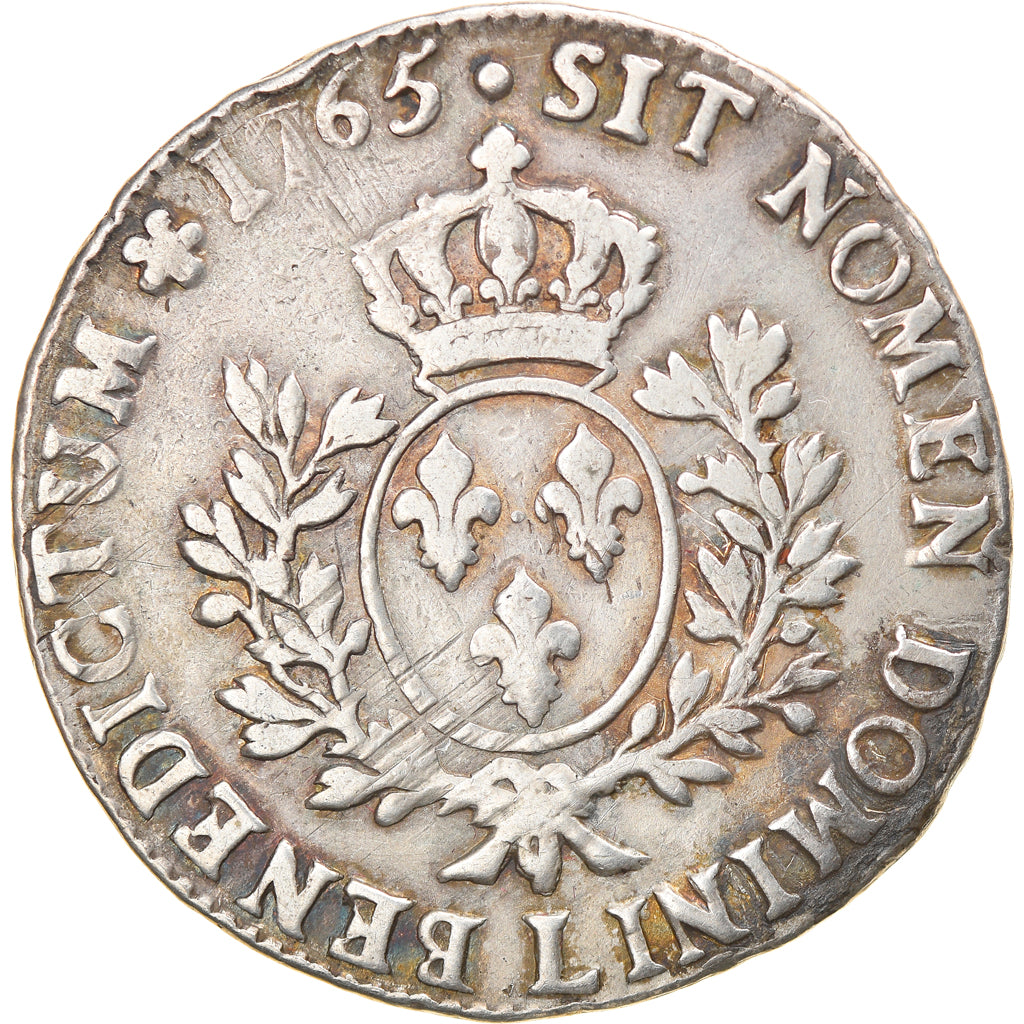 Münze, Frankreich, Louis XV, Écu au bandeau, Ecu, 1765, Bayonne, S+, Silber