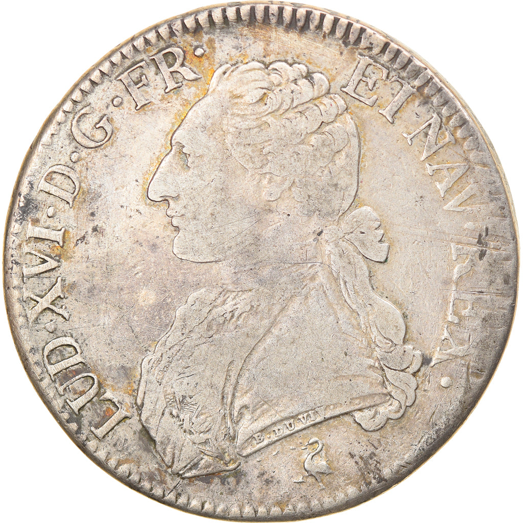 Moeda, França, Louis XVI, Écu aux branches d'olivier, Ecu, 1775, Paris