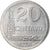 Moeda, Brasil, 20 Centavos, 1978, error broadstruck, MS(60-62), Aço