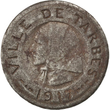 France, 10 Centimes, 1917, VF(20-25), Iron, Elie #10.2, 3.54