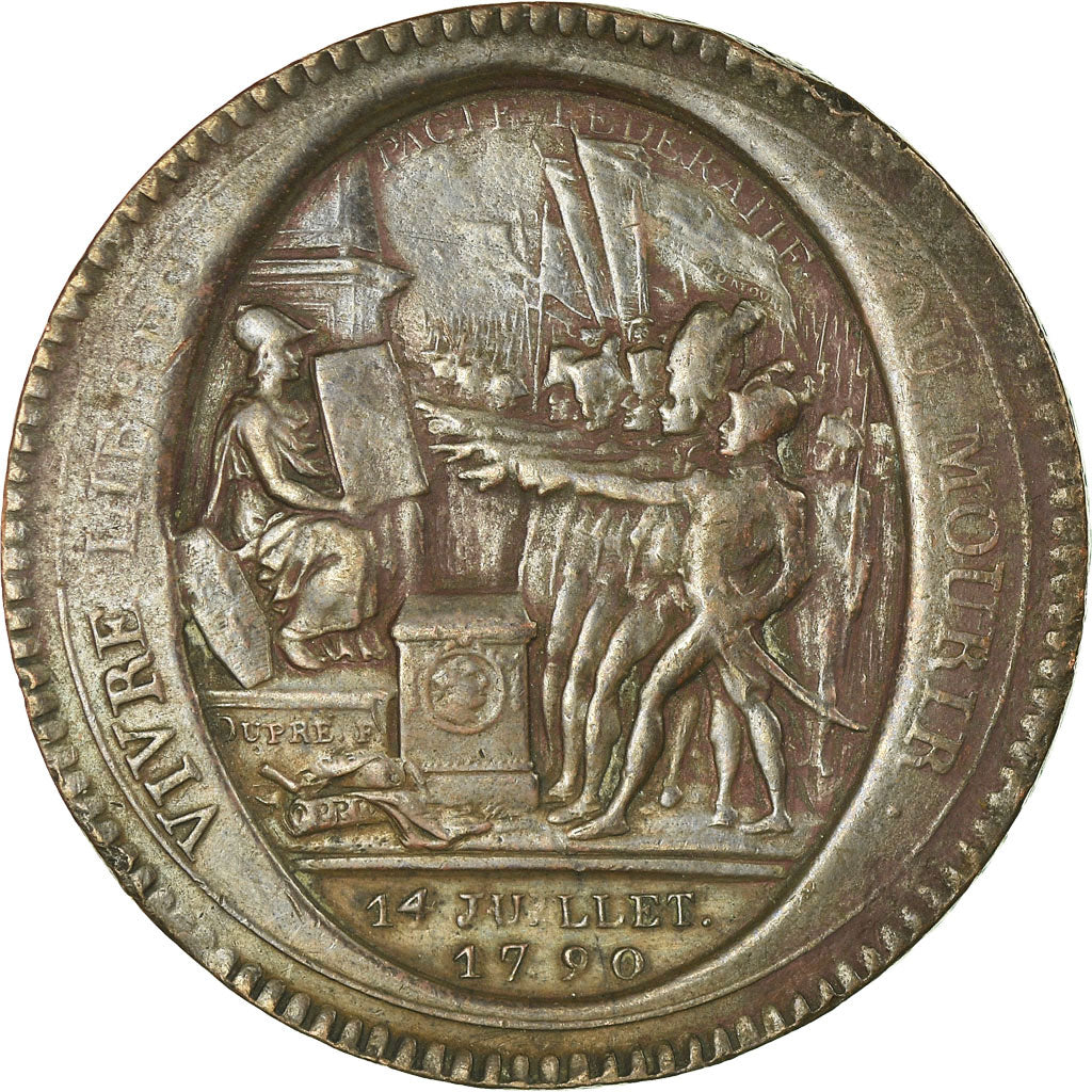 Monnaie, France, 5 Sols, 1792, Birmingham, TB+, Bronze, KM:Tn31