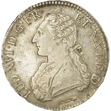 Moeda, França, Louis XVI, Écu de Béarn aux branches d'olivier, Ecu, 1785