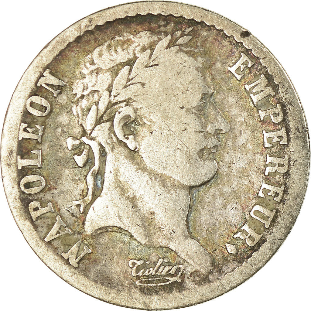 Moneda, Francia, Napoléon I, 1/2 Franc, 1811, Strasbourg, BC, Plata, KM:691.3