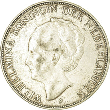 Moeda, Países Baixos, Wilhelmina I, 2-1/2 Gulden, 1930, EF(40-45), Prata