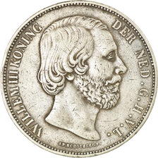 Moneta, Paesi Bassi, William III, 2-1/2 Gulden, 1874, Utrecht, BB, Argento
