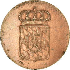 Coin, German States, BAVARIA, Ludwig I, Pfennig, 1835, EF(40-45), Copper, KM:742