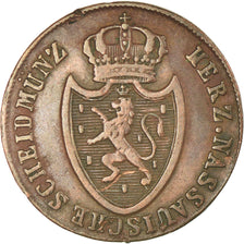 Coin, German States, NASSAU, 1/2 Kreuzer, 1813, Usingen, EF(40-45), Copper