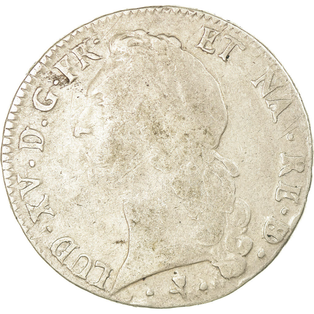 Moneta, Francia, Louis XV, Écu de Béarn au bandeau, Ecu, 1770, Pau, MB