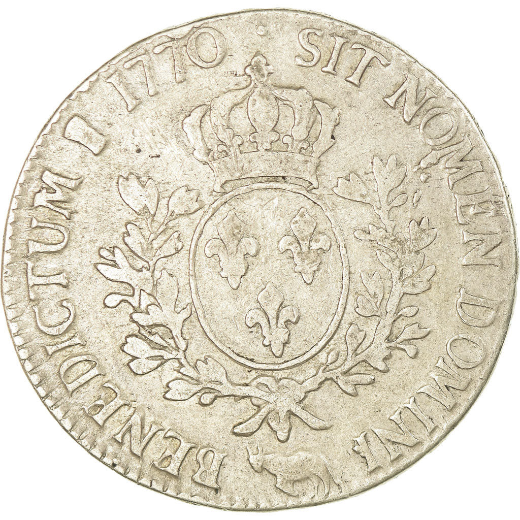 Moneta, Francia, Louis XV, Écu de Béarn au bandeau, Ecu, 1770, Pau, MB