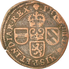 Coin, Spanish Netherlands, BRABANT, Liard, 12 Mites, 1652, Brabant, Brussels