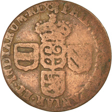 Moneta, Paesi Bassi Spagnoli, NAMUR, Philip V of Spain, Liard, 1710, Namur, MB+