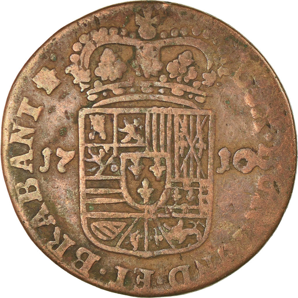 Moneda, Países Bajos españoles, NAMUR, Philip V of Spain, Liard, 1710, Namur