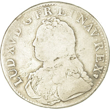 Coin, France, Louis XV, Écu aux branches d'olivier, Ecu, 1726, Reims