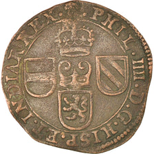 Coin, Spanish Netherlands, BRABANT, Liard, 12 Mites, 1644, Brabant, EF(40-45)
