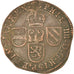 Coin, Spanish Netherlands, BRABANT, Liard, 12 Mites, 1644, Brabant, EF(40-45)