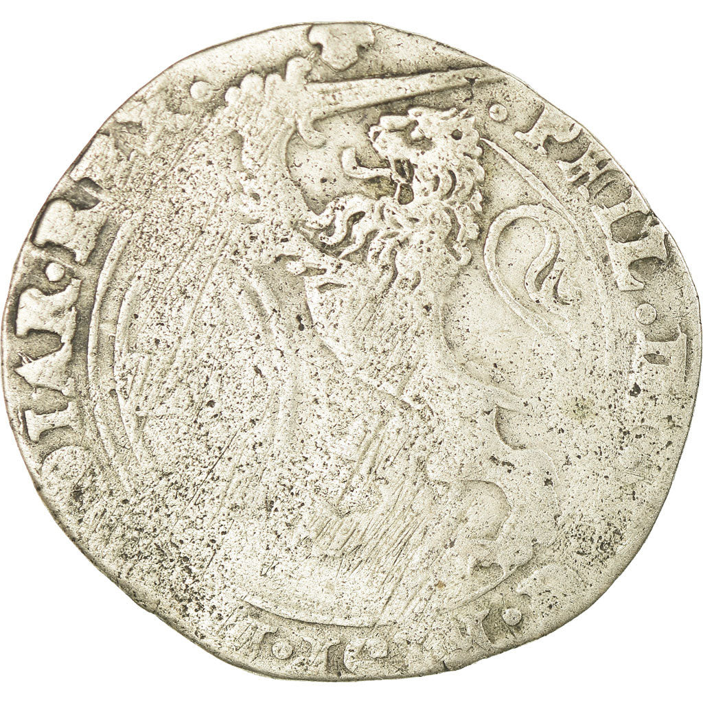 Coin, Spanish Netherlands, BRABANT, Escalin, 1629, Brabant, Brussels, VF(20-25)
