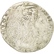 Coin, Spanish Netherlands, BRABANT, Escalin, 1629, Brabant, Brussels, VF(20-25)