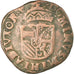 Coin, Spanish Netherlands, Gigot, 1598, Antwerp, EF(40-45), Copper