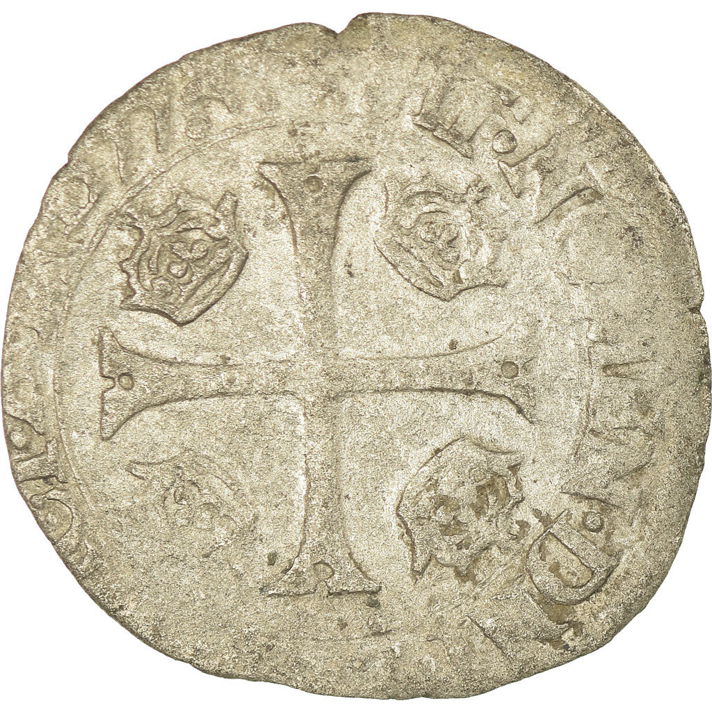 Coin, France, Henri III, Douzain, 1577, Lyon, VF(20-25), Billon