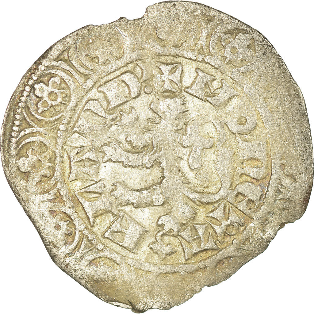 Coin, France, Flanders, Louis II, Gros, VF(30-35), Silver, Boudeau:2230